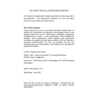 Ce n'est pas de la Procrastination