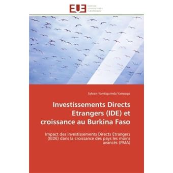 Investissements Directs Etrangers (IDE) et croissance au Burkina Faso - 1