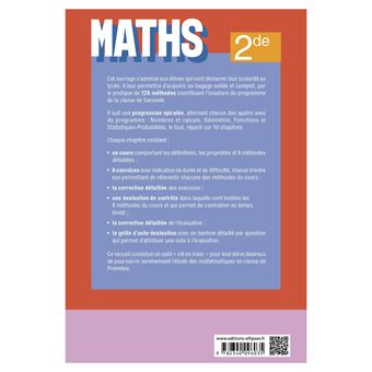 Maths - Seconde