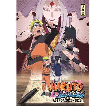 Naruto AGENDA NARUTO SHIPPUDEN 2025 2026 Collectif Paperback Agenda Naruto Shippuden 2025 2026 