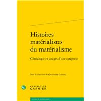 Histoires matérialistes du matérialisme