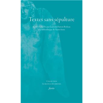 Textes sans sépulture - 1