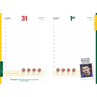Calendrier mural Stade Toulousain 2026 - AGENDAS - PAPETERIE