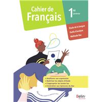 Cahier de Français 1re Générale