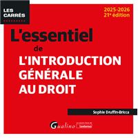 L'essentiel de l'introduction générale au droit