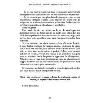 Et si je m'écoutais... Initiation à la sagesse du corps et de la vie