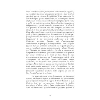 L'erreur spirite