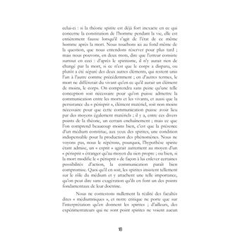 L'erreur spirite