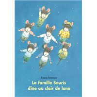 couverture de : La Famille Souris d&icirc;ne au clair de lune