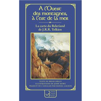 La carte du Beleriand de J.R.R. Tolkien - 1