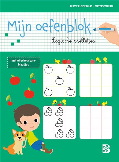 Mijn oefenblok: Logische spelletjes (Eerste kleuterklas - Peuterspeelzaal)