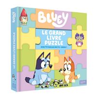 Bluey - Mon grand livre puzzle : Bluey - Le grand livre puzzle