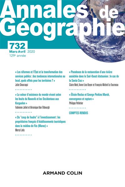 Annales de géographie - N° 732 (2/2020) Varia