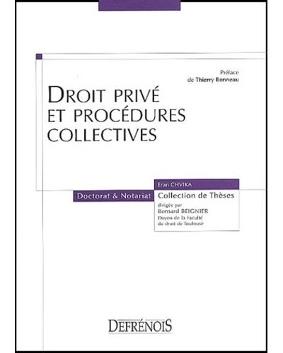 Droit privé et procédures collectives