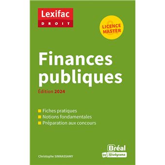 Finances publiques - Édition 2024 - Sinnassamy