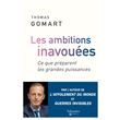 Les ambitions inavouées