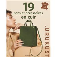 Cuir : accessoires mode et déco : 24 projets en maroquinerie à réaliser  soi-même ! : Mélanie Fleury - 2299004556