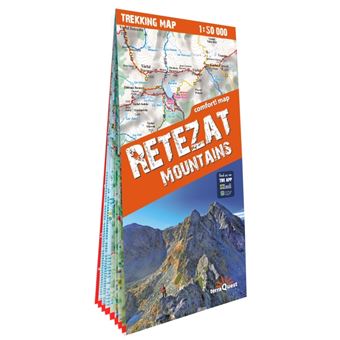 Monts Retezat 1/50000 (carte grand format laminée trekking tQ) Retezat Mountains Anglais