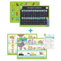 Nathan - J'apprends à Lire - Jeux De Société Educatif Pour Enfants 5 Ans - Apprendre à Lire - Système Autocorrectif - Reconnaitre Les Lettres - 90 Jetons 15 Planches Illustrées - Malette Transportable