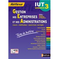 Gestion des entreprises et des administrations Semestre 3 IUT Opt CF-Toutes les matières N 31 - 2016