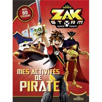 Mes activités de pirate - Zac Storm Super Pirate avec 80 stickers - 1