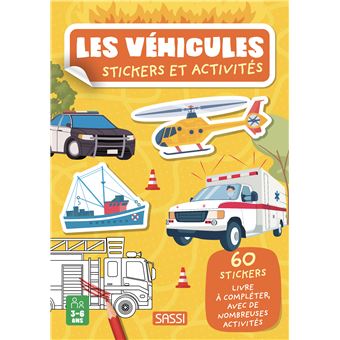 Les véhicules - Stickers et activités - 1