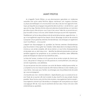 Mon journal de suivi pour mieux vivre avec l'endométriose
