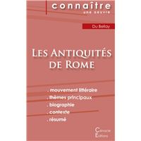 Fiche de lecture Les Antiquités de Joachim du Bellay (Analyse littéraire de référence et résumé complet)