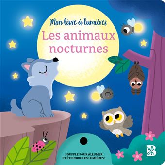 Mon livre à lumières - Les animaux nocturnes - 1
