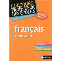 Francais crpe 2012 (admissibilite)
