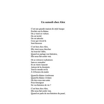 Un samedi chez Alex
