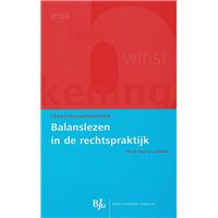 Balanslezen in de rechtspraktijk