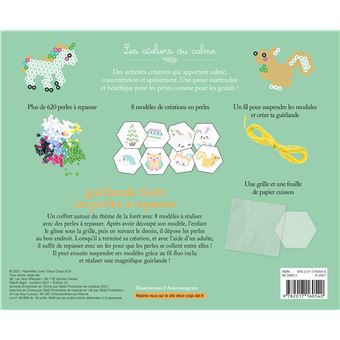 グランド牧場 セレクトセール Guirlande forêt en perles à repasser - coffret avec ベビー食器