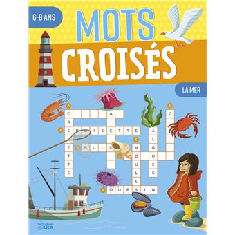 Mots croises 6-8 ans la mer - 1