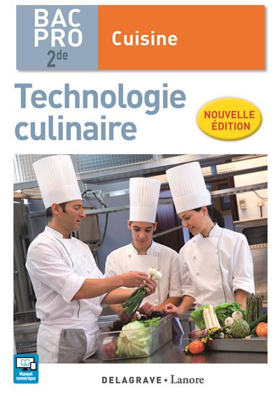 Technologie culinaire 2de Bac Pro Cuisine (2016) - Pochette 
