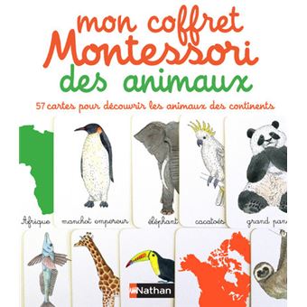 Mon coffret Montessori des animaux 2/4 ans - Boîte ou accessoire