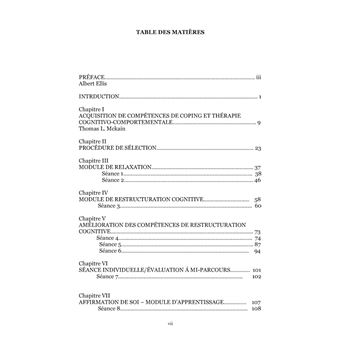 Thérapie comportementale et cognitive de groupes : Manuel du thérapeute