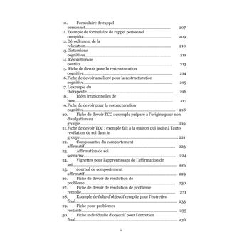 Thérapie comportementale et cognitive de groupes : Manuel du thérapeute