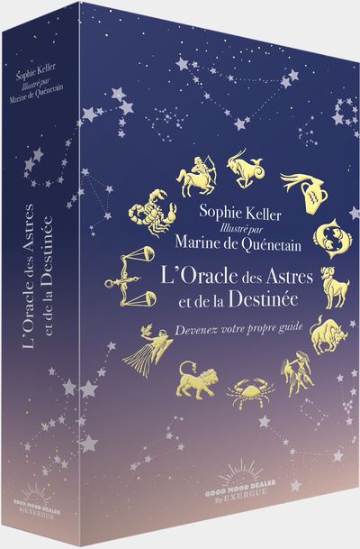L'Oracle des Astres et de la Destinée - Devenez votre propre guide + 37 cartes - Sophie Keller - Good Mood Dealer By Exergue - Boîte ou accessoire - Jeux livres objets