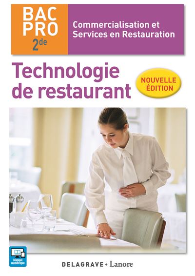 Technologie de restaurant 2de Bac Pro CSR (2016) - Pochette 