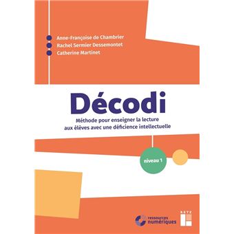 Décodi - Méthode pour enseigner la lecture aux élèves avec une déficience intellectuelle + télécharg - 1