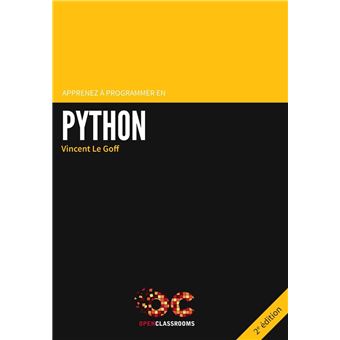 Apprenez à  programmer en Python - 2e - 1
