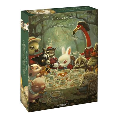 Maxi puzzle 1 000 pièces Monsieur le Lapin Blanc