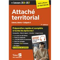 Concours Attaché territorial 2026-2027 - 100% efficace