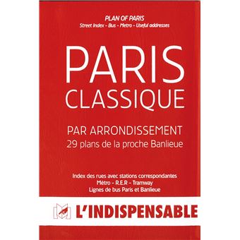 R17 Plan de Paris classique par arrondissement - relié - Collectif