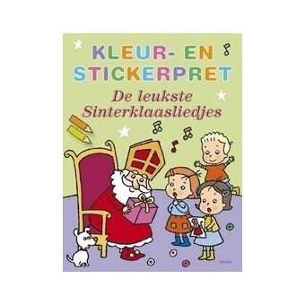 Kleur- en stickerpret De leukste Sinterklaasliedjes - 1
