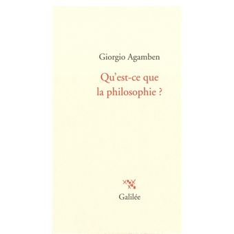 Qu'est-ce que la philosophie ? - 1