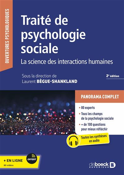 Traite de psychologie sociale La science des interactions hu