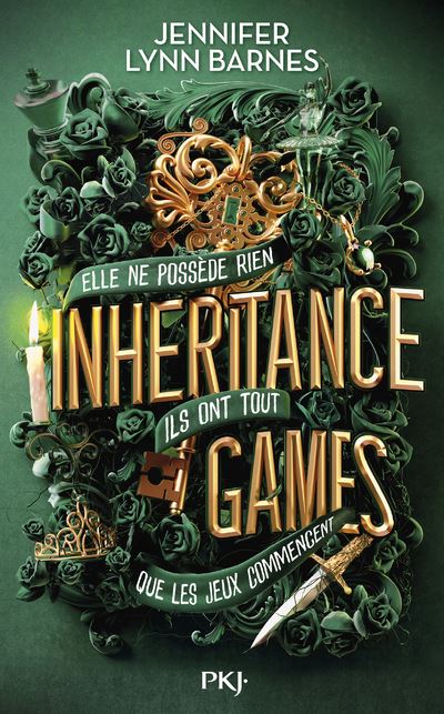 Inheritance Games - tome 1 - Jennifer Lynn Barnes - Pocket Jeunesse - broché - Roman adolescent - Pocket Jeunesse
