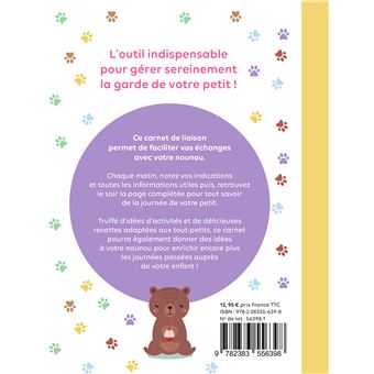 Carnet de liaison avec ma nounou
